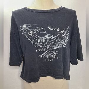 Garage graphic crop top Size medium women's